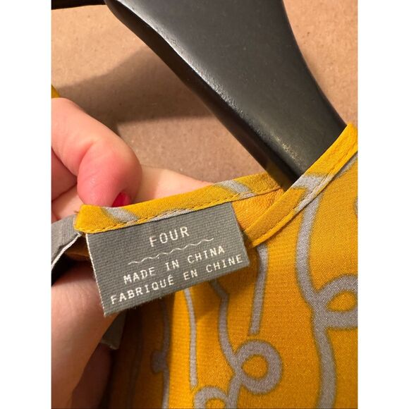 Girls from Savoy Anthropologie Silk Dress *note - Picture 9 of 11